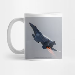 F-15C Afterburner & Vapor climb at dusk Mug